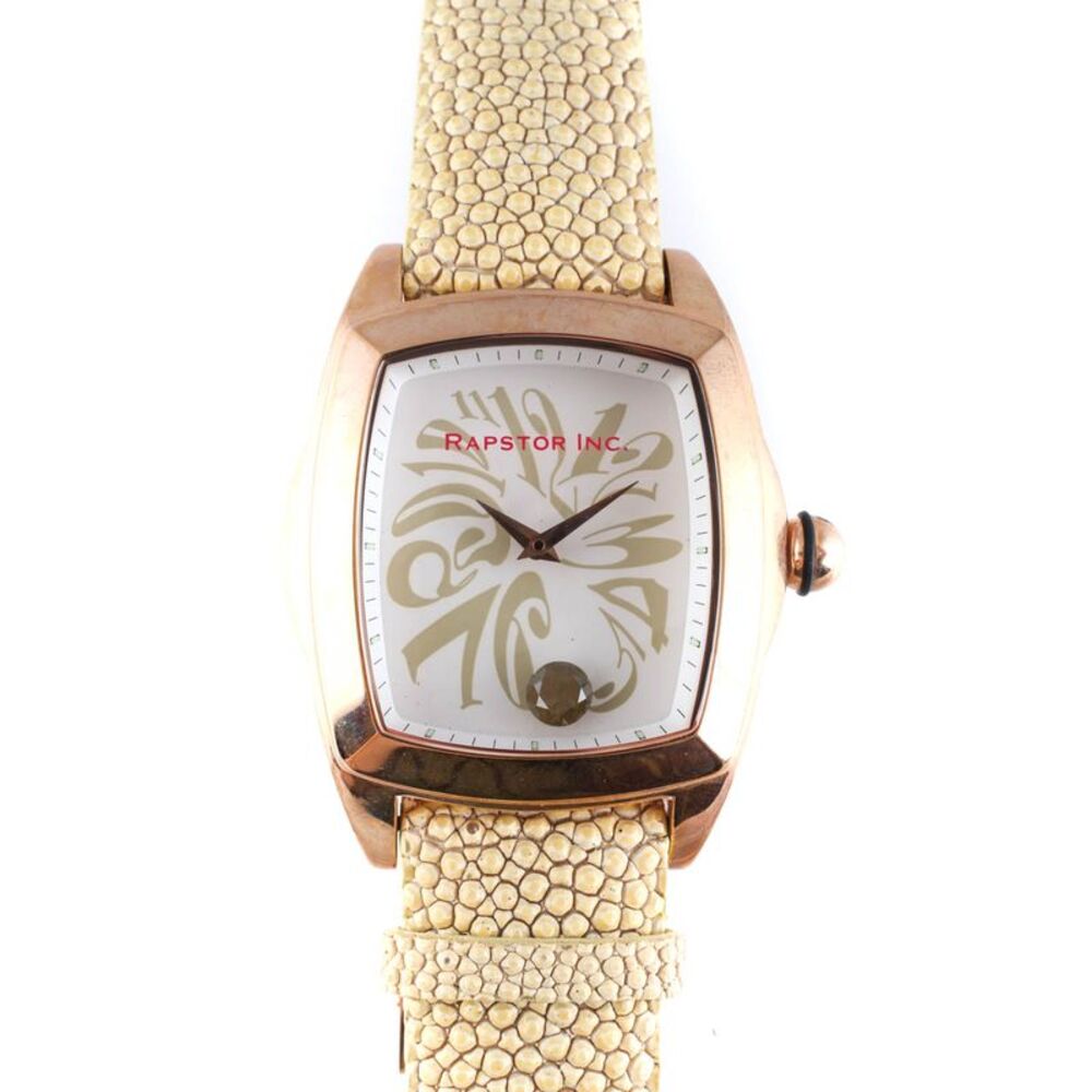 Rapstor Inc. Limited Edition Stingray Rose Gold Tone Diamond Watch